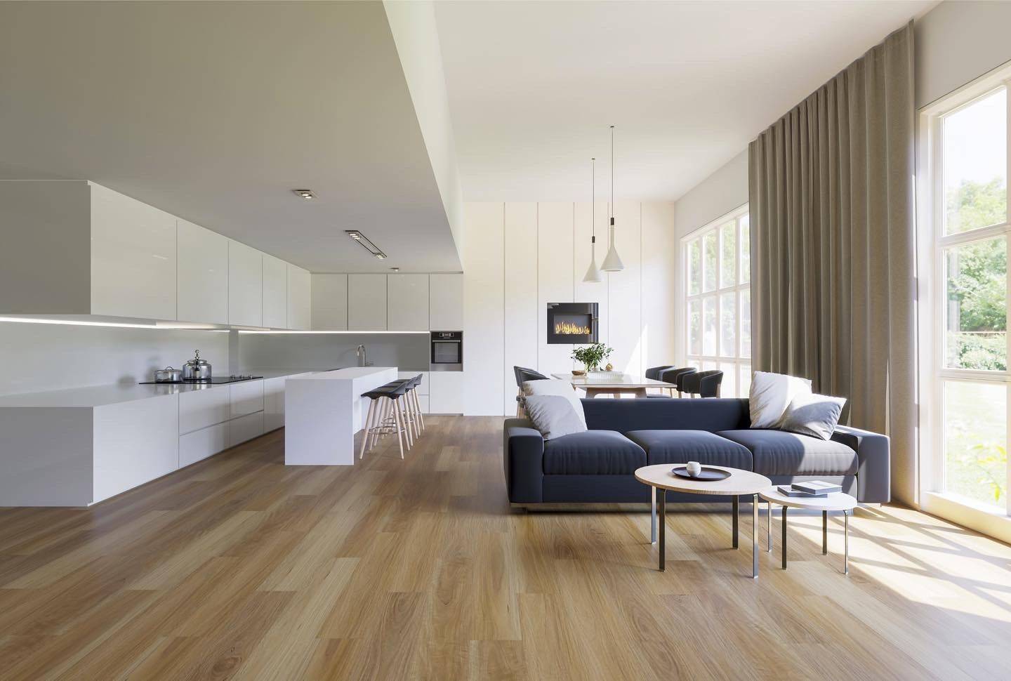 Native Blackbutt – 6mm Hybrid Flooring | Homely Flooring