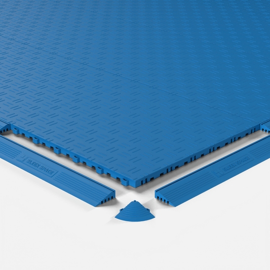 Riviera Blue – UltraEdge Ramp (Male) | SleekSpace (4-Pack)