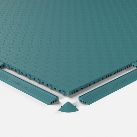 Turbo Teal – UltraEdge Ramp (Male) | SleekSpace (4-Pack)