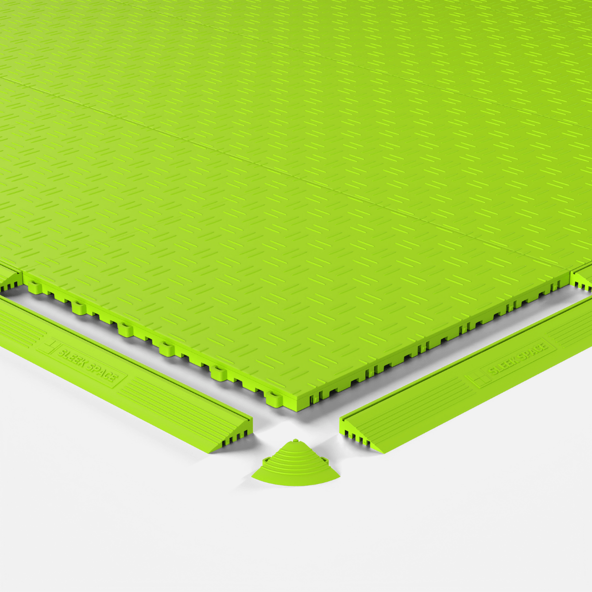 Electric Green – UltraEdge Ramp (Female) | Sleek Space (4-Pack)