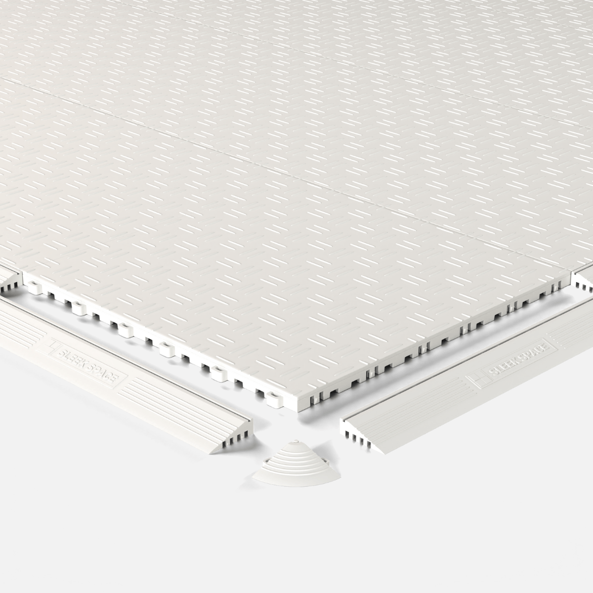 Alpine White – UltraEdge Ramp (Female) | Sleek Space (4-Pack)