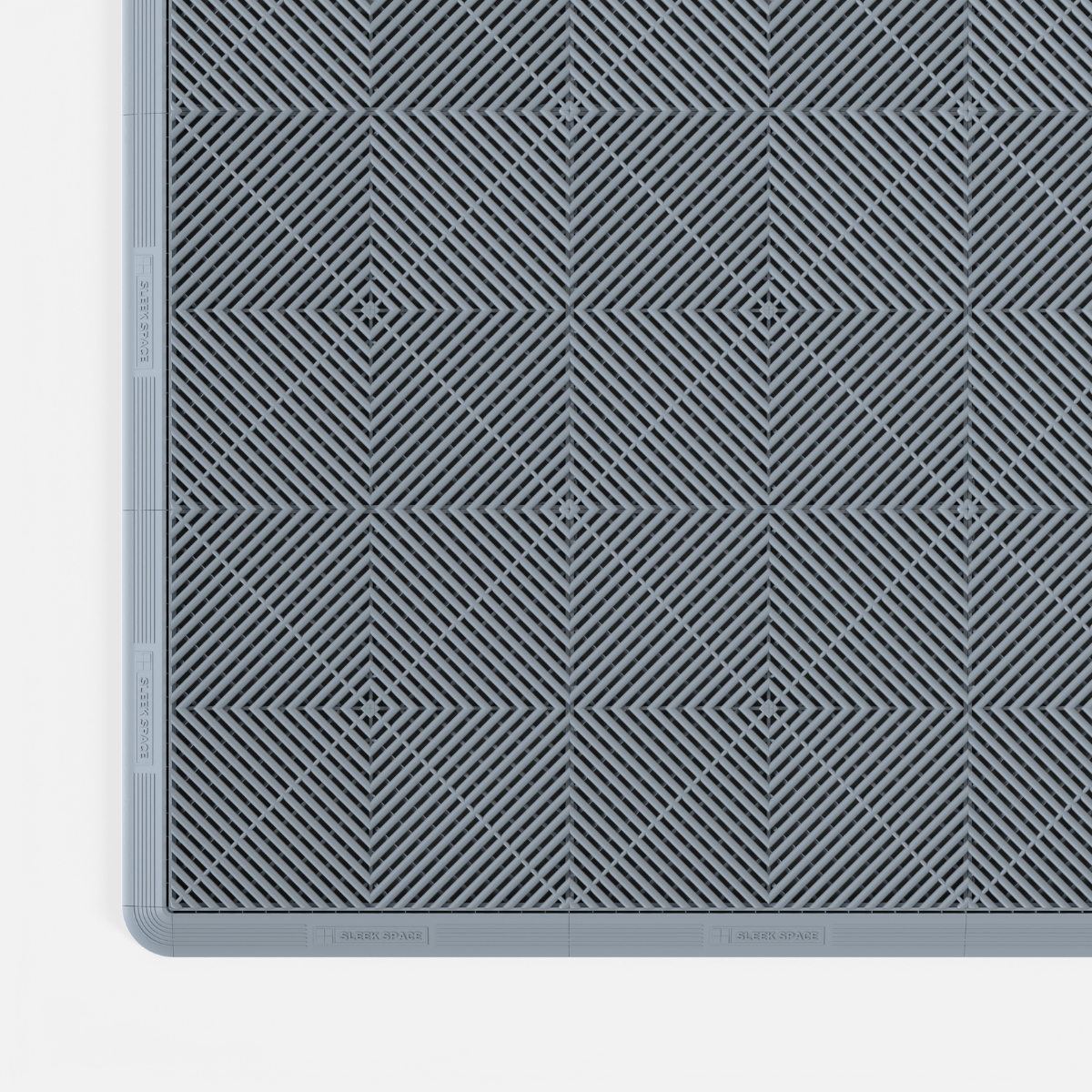 Silver Grey – UltraEdge Ramp (Male) | SleekSpace (4-Pack)