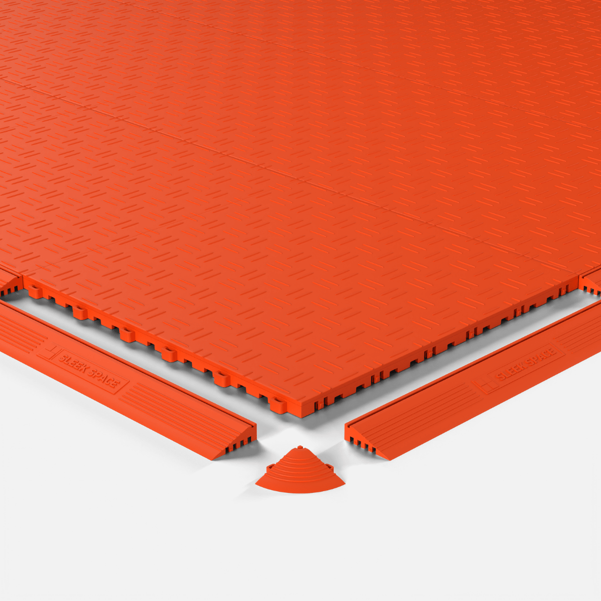 Lava Orange – UltraEdge Ramp (Female) | Sleek Space (4-Pack)