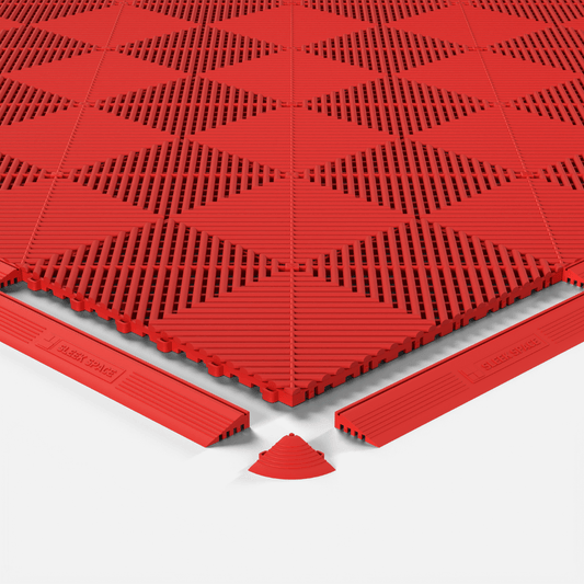 Rosso Red – UltraEdge Ramp (Male) | SleekSpace (4-Pack)