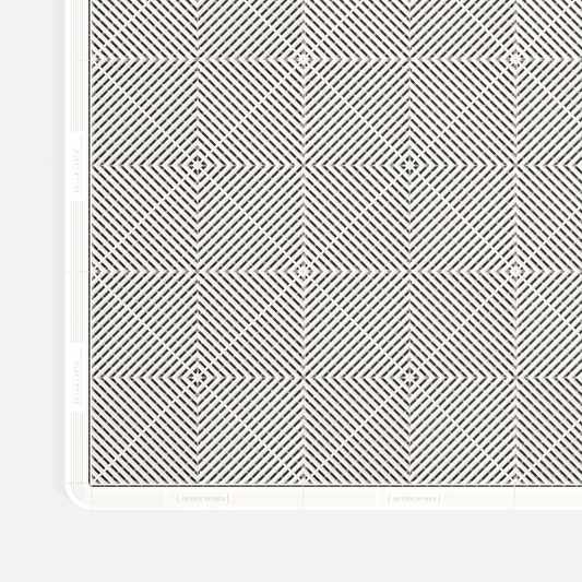 Alpine White – UltraEdge Ramp (Male) | SleekSpace (4-Pack)