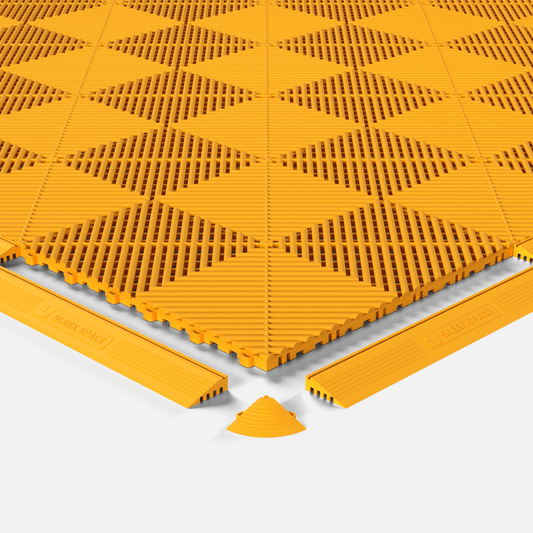 Speed Yellow – UltraEdge Ramp (Male) | SleekSpace (4-Pack)