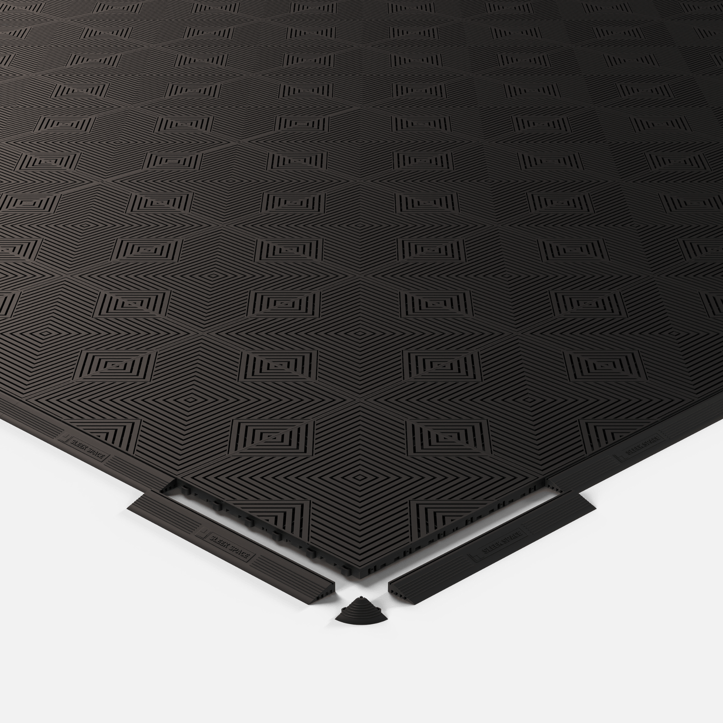 Jet Black ULTRACORE Garage Floor Tile (16-Pack)