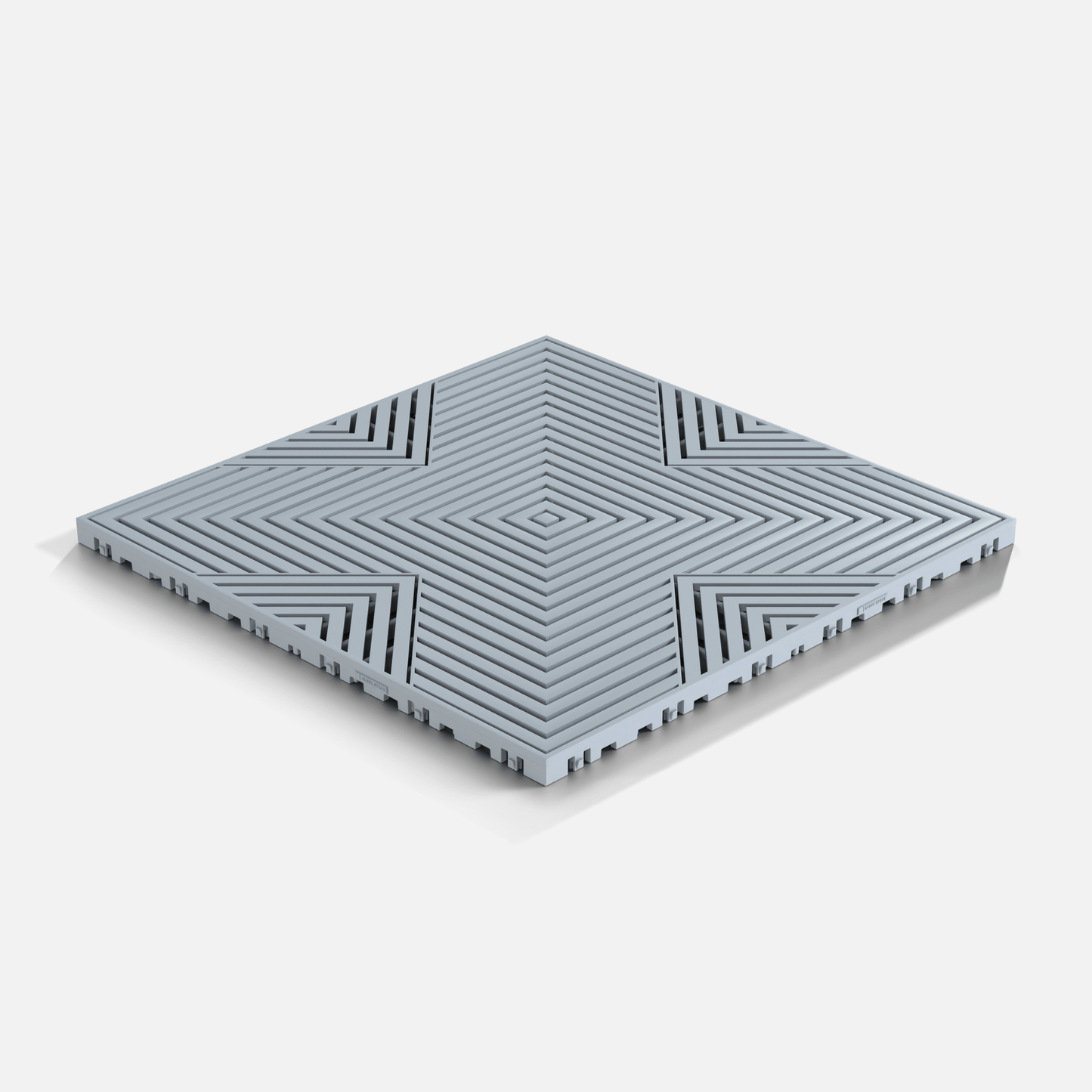 Silver Grey ULTRACORE Garage Floor Tile (16-Pack)