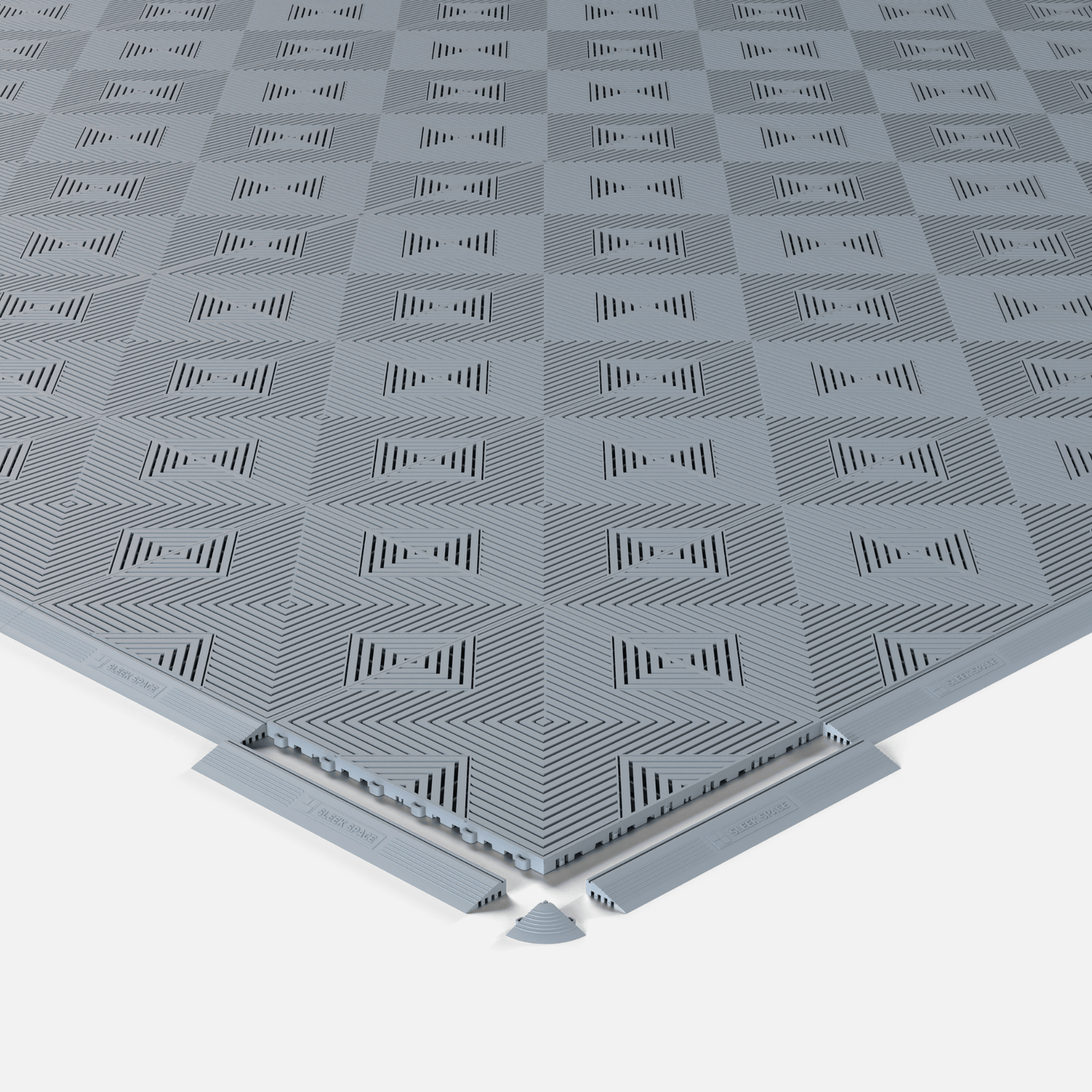 Silver Grey ULTRACORE Garage Floor Tile (16-Pack)