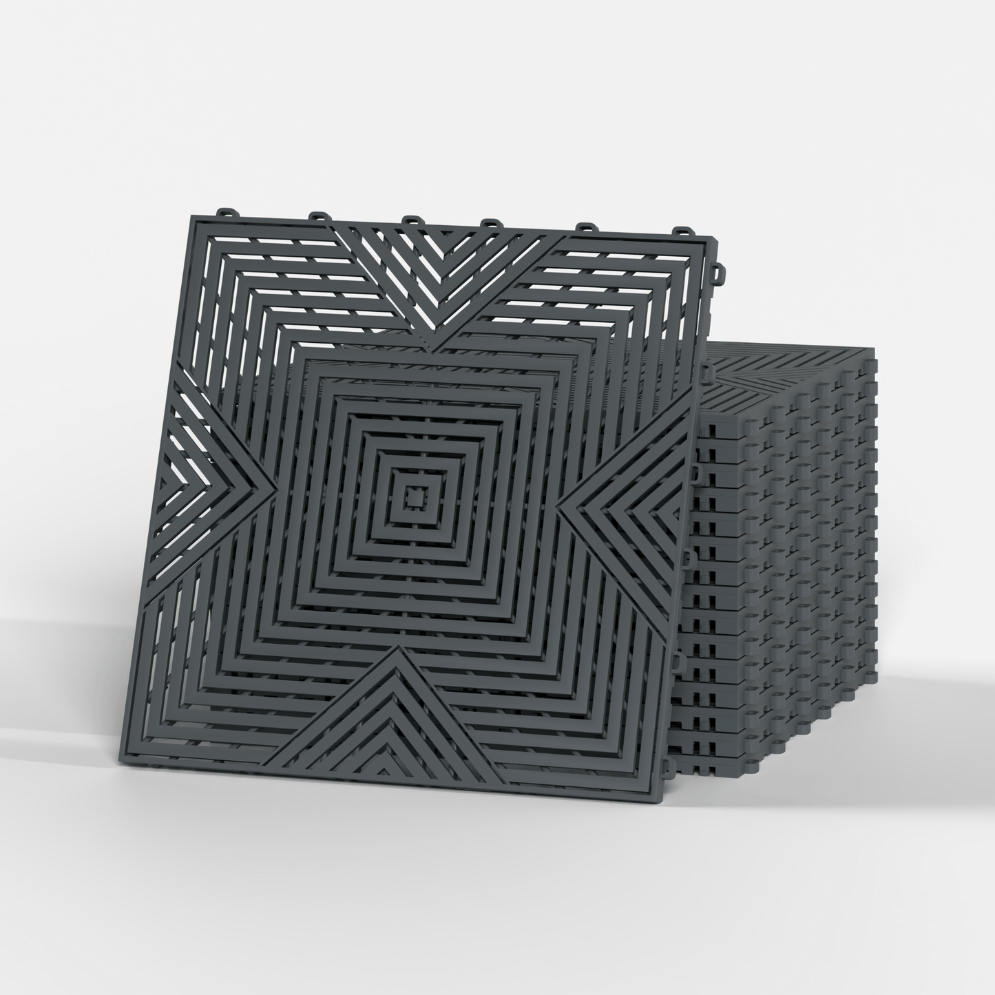 Space Grey ULTRACORE Garage Floor Tile (16-Pack)