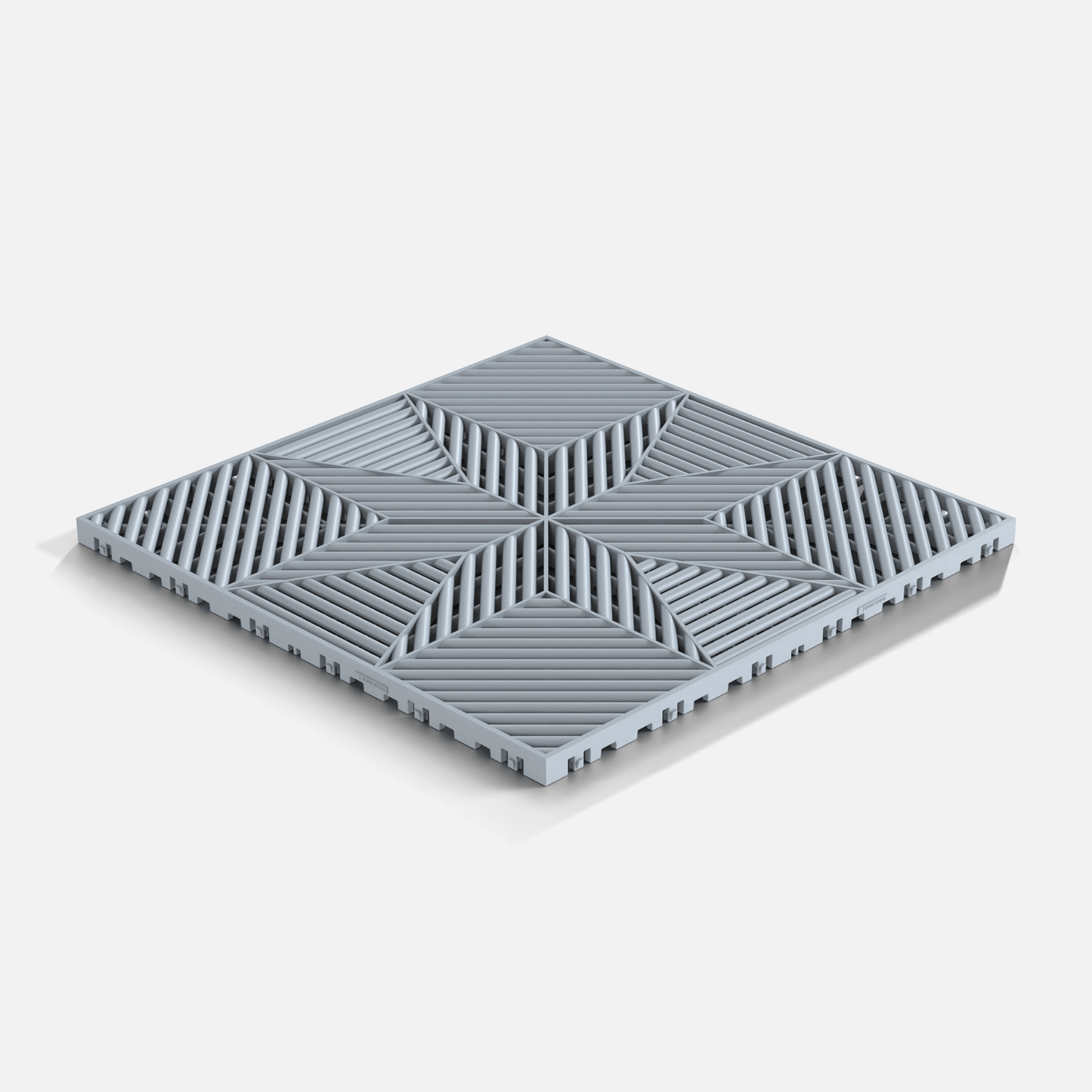 Silver Grey ULTRAFLUX Garage Floor Tile (16-Pack)