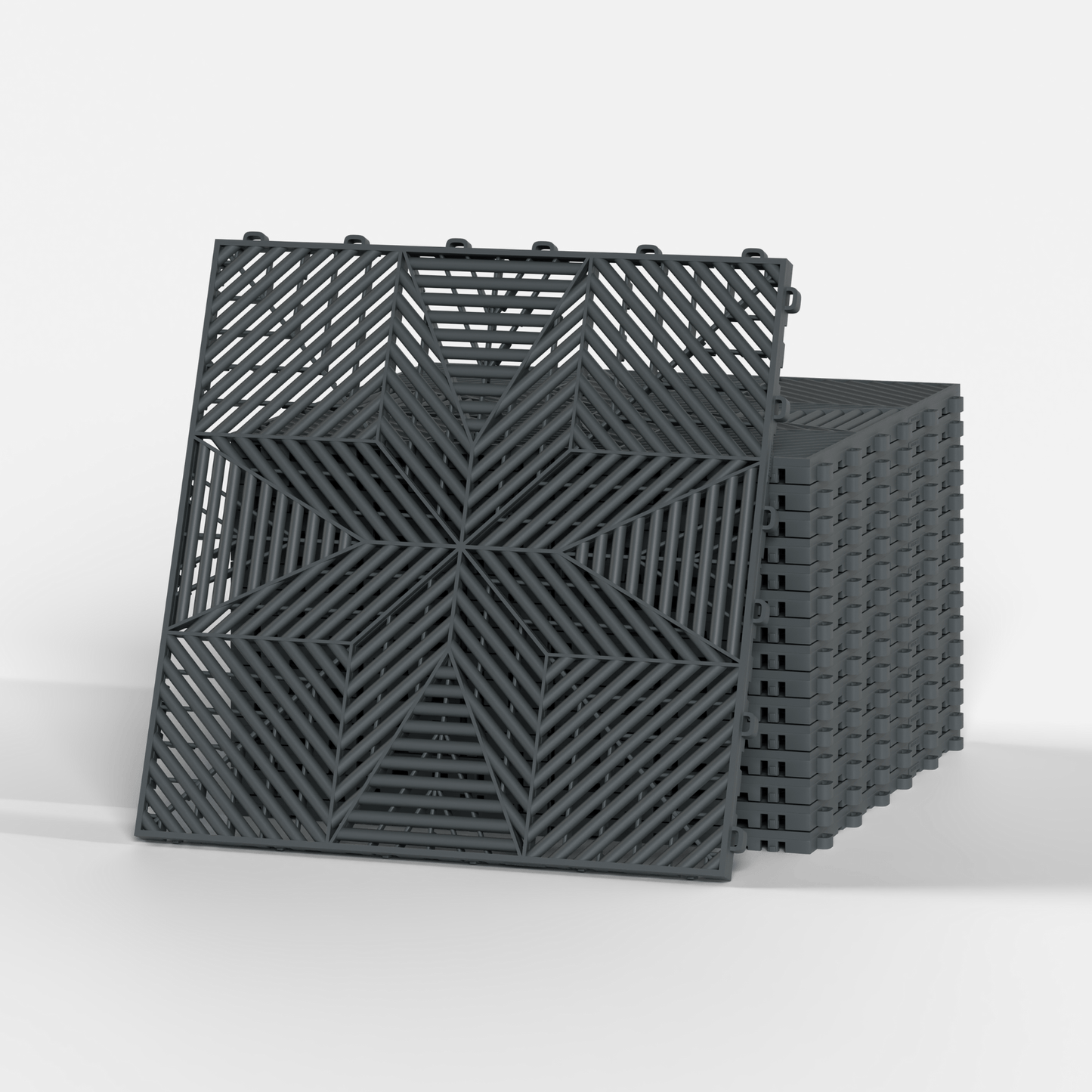 Space Grey ULTRAFLUX Garage Floor Tile (16-Pack)