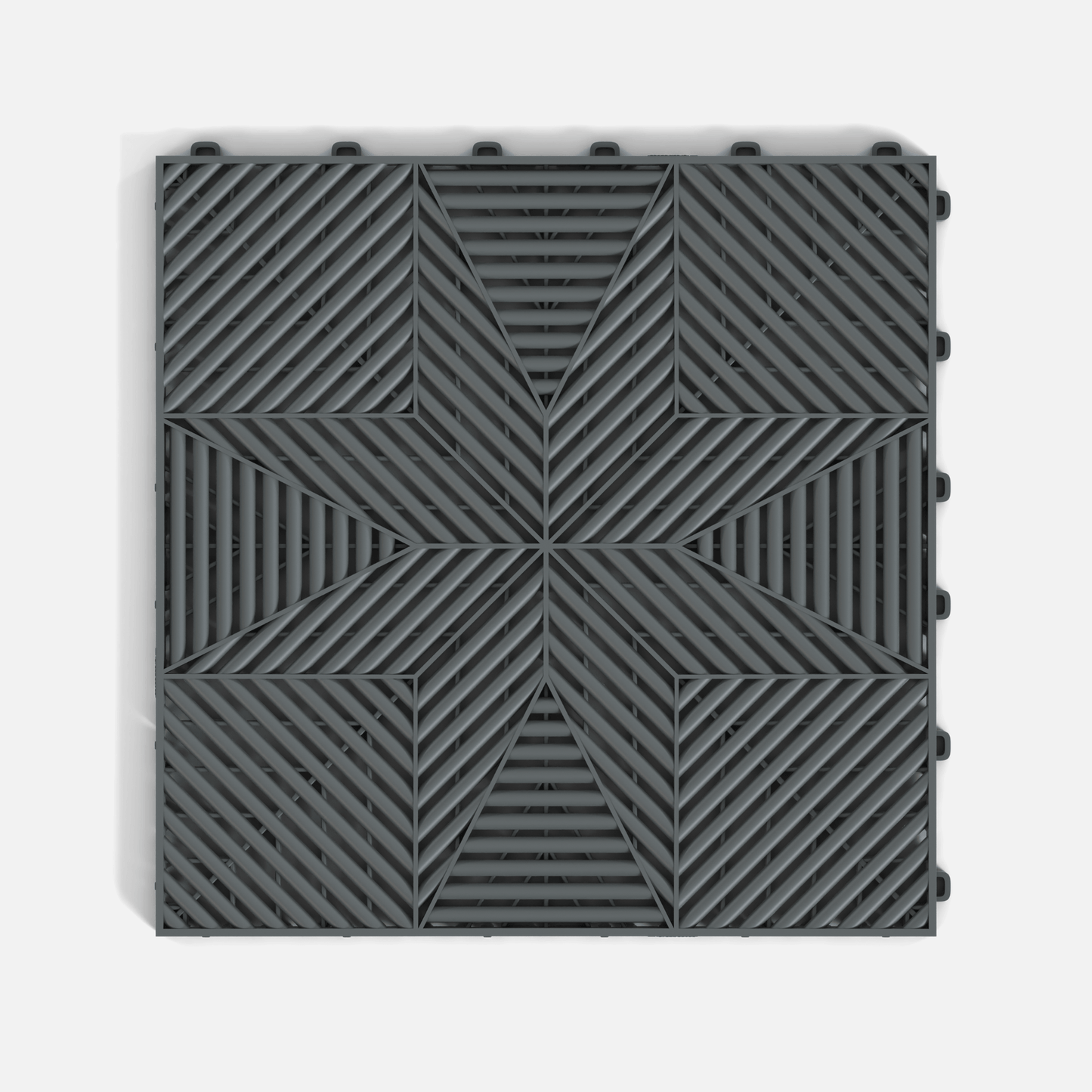 Space Grey ULTRAFLUX Garage Floor Tile (16-Pack)
