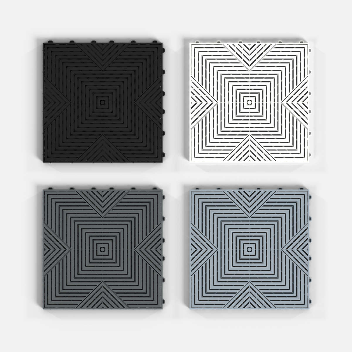 ULTRACORE Garage Tile Sample Pack, Classic Neutrals