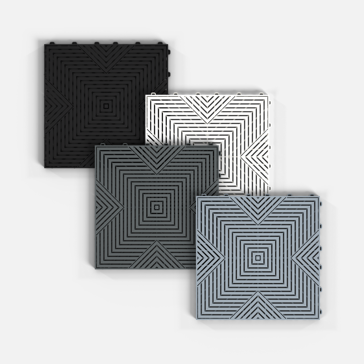 ULTRACORE Garage Tile Sample Pack, Classic Neutrals