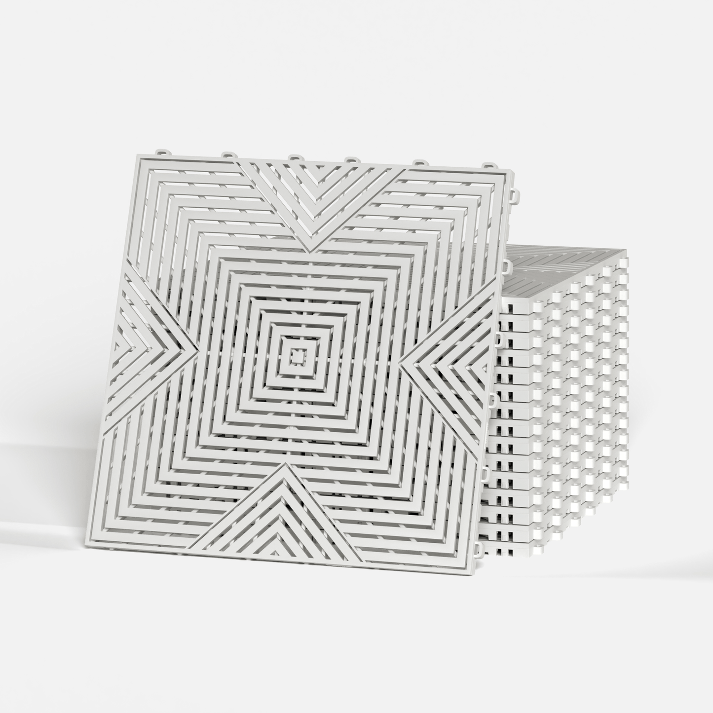 Alpine White ULTRACORE Garage Floor Tile (16-Pack)