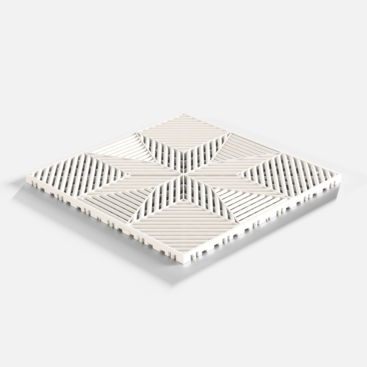 Alpine White ULTRAFLUX Garage Floor Tile (16-Pack)