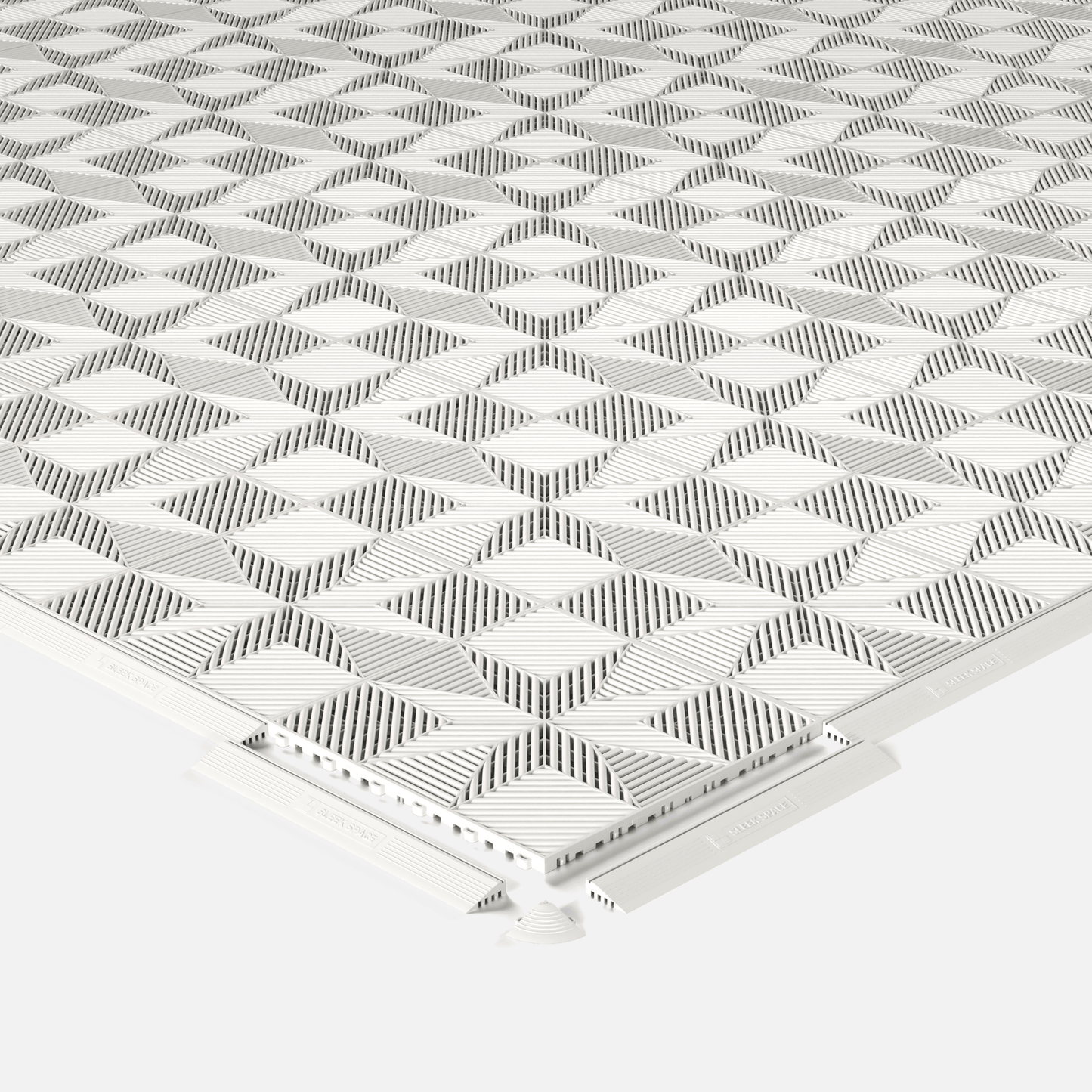 Alpine White ULTRAFLUX Garage Floor Tile (16-Pack)
