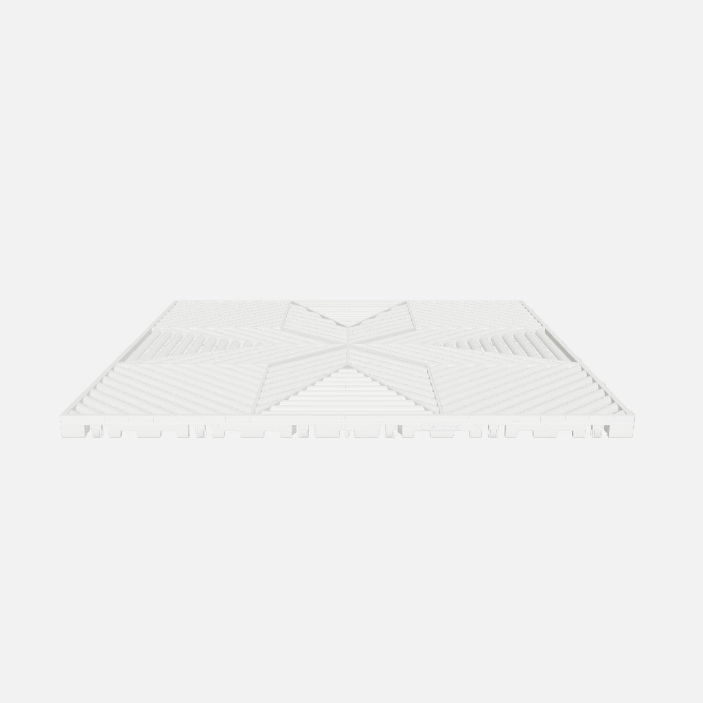 Alpine White ULTRAFLUX Garage Floor Tile (16-Pack)