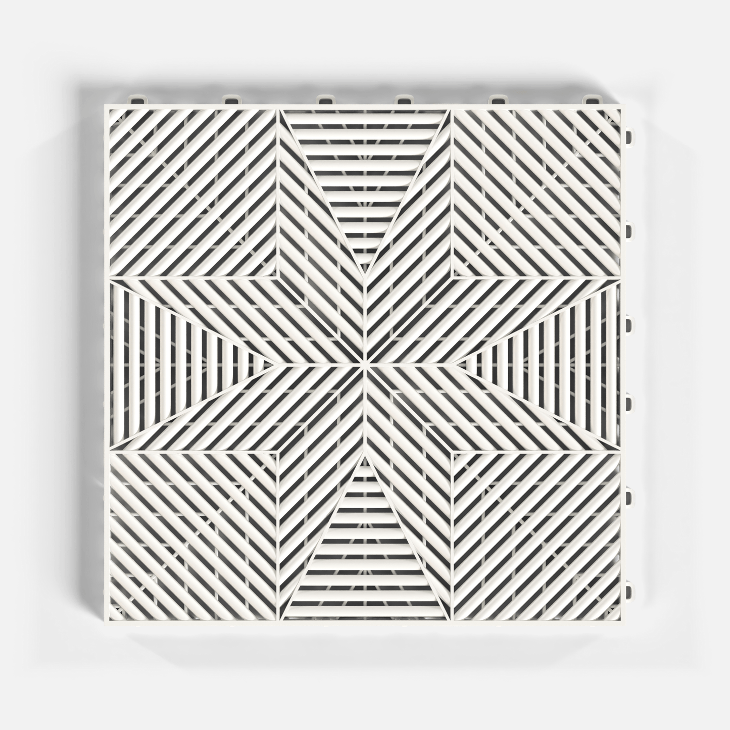 Alpine White ULTRAFLUX Garage Floor Tile (16-Pack)