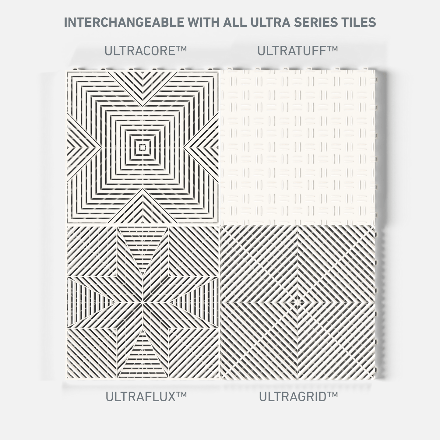 Alpine White – UltraGrid | Sleek Space (16-Pack)