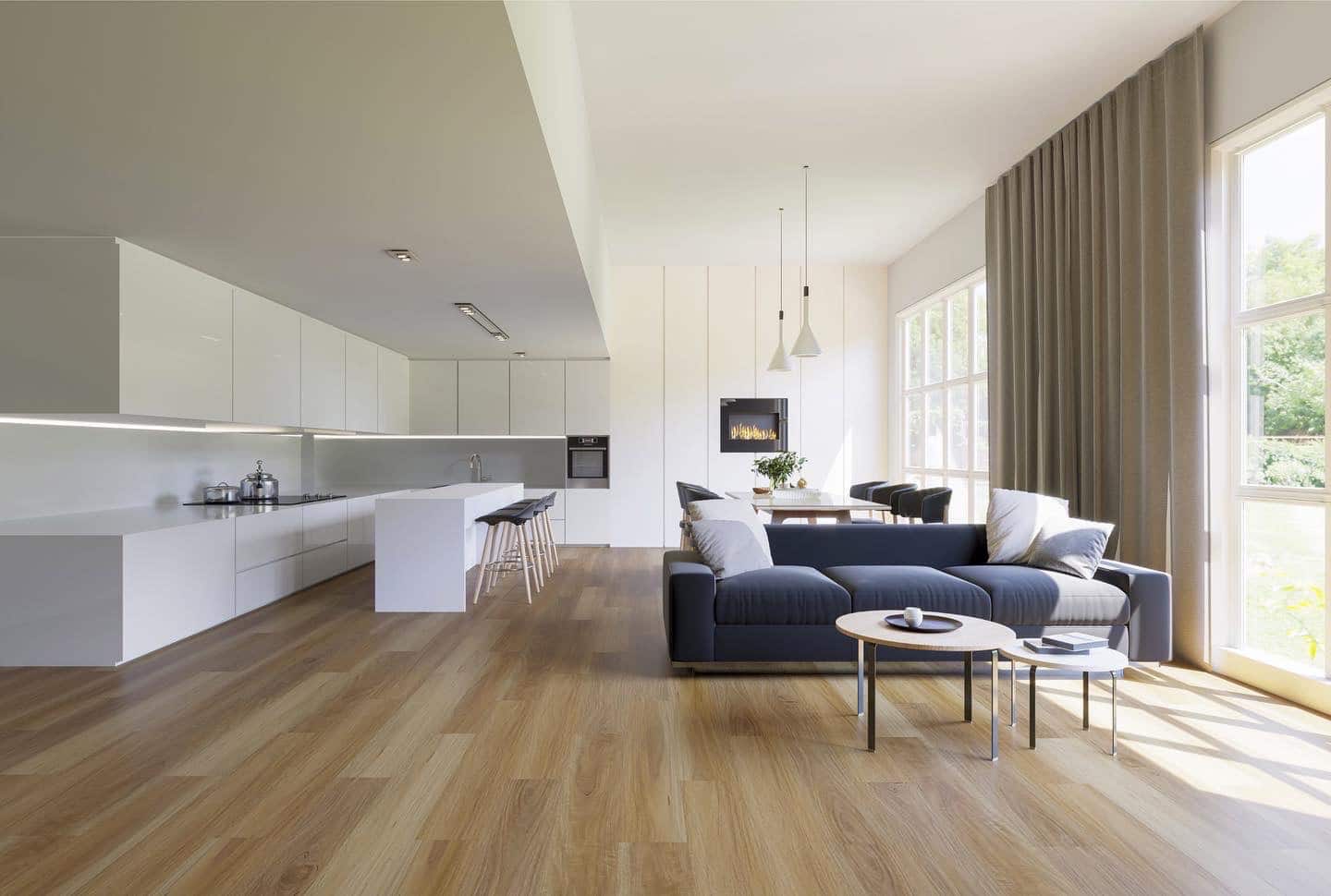 Native Blackbutt – 6mm Hybrid Flooring | Homely Flooring