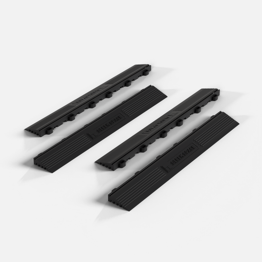 Jet Black – UltraEdge Ramp (Male) | SleekSpace (4-Pack)