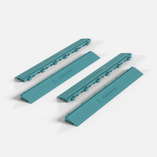 Turbo Teal – UltraEdge Ramp (Male) | SleekSpace (4-Pack)