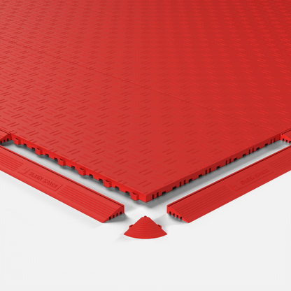 Rosso Red – UltraEdge Ramp (Male) | SleekSpace (4-Pack)