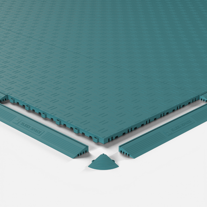 Turbo Teal – UltraEdge Ramp (Female) | Sleek Space (4-Pack)