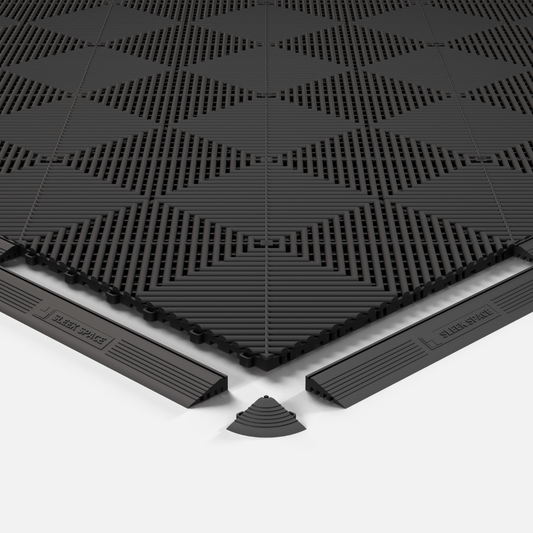 Jet Black – UltraEdge Ramp (Female) | Sleek Space (4-Pack)