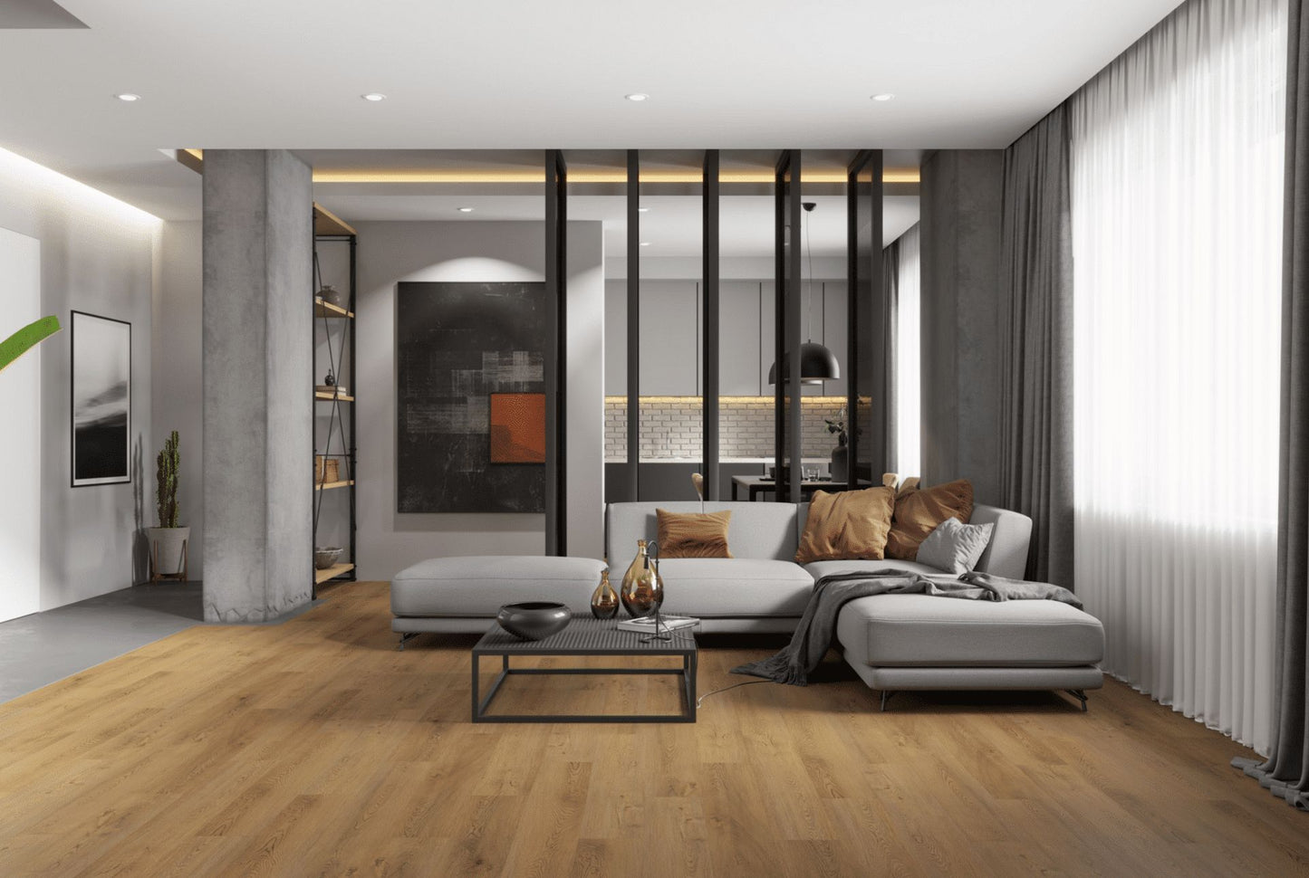 Golden Oak – 6mm Hybrid Flooring | Homely Flooring