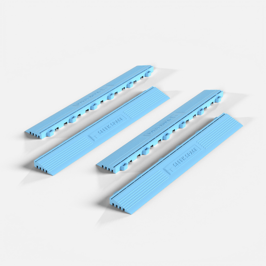Gulf Blue – UltraEdge Ramp (Male) | SleekSpace (4-Pack)