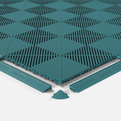 Turbo Teal – UltraEdge Ramp (Female) | Sleek Space (4-Pack)