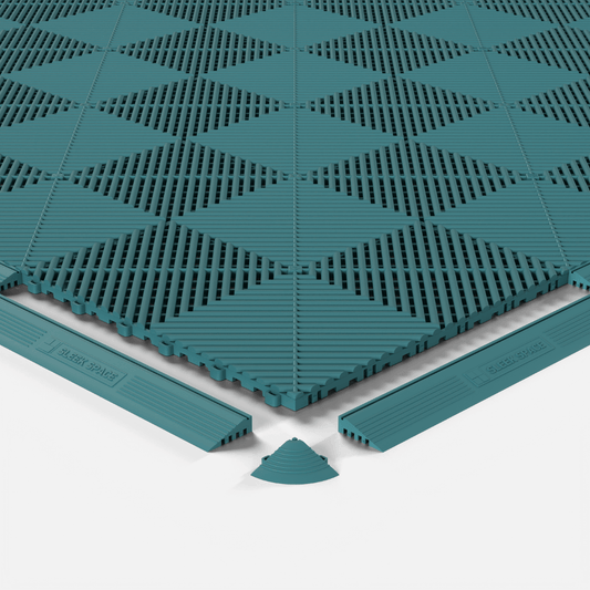 Turbo Teal – UltraEdge Ramp (Female) | Sleek Space (4-Pack)