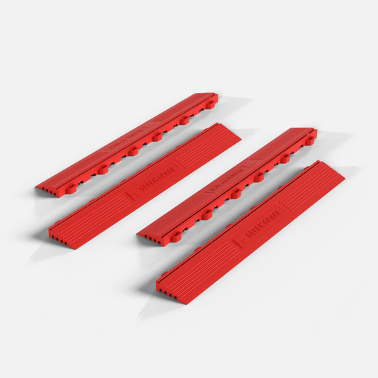 Rosso Red – UltraEdge Ramp (Male) | SleekSpace (4-Pack)
