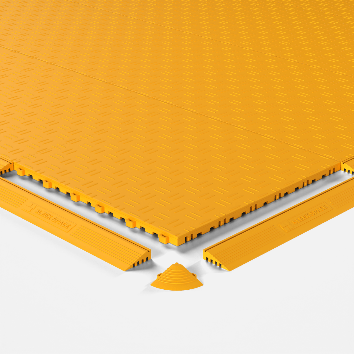 Speed Yellow – UltraEdge Ramp (Male) | SleekSpace (4-Pack)