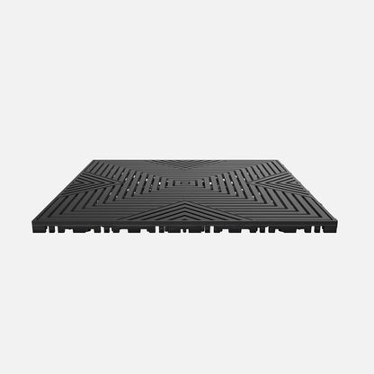 Jet Black ULTRACORE Garage Floor Tile (16-Pack)