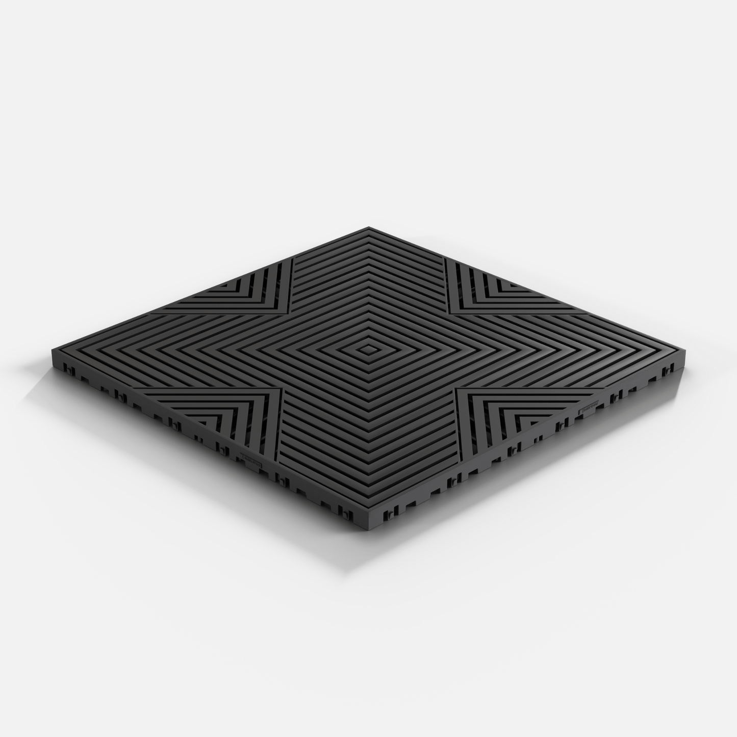 Jet Black ULTRACORE Garage Floor Tile (16-Pack)