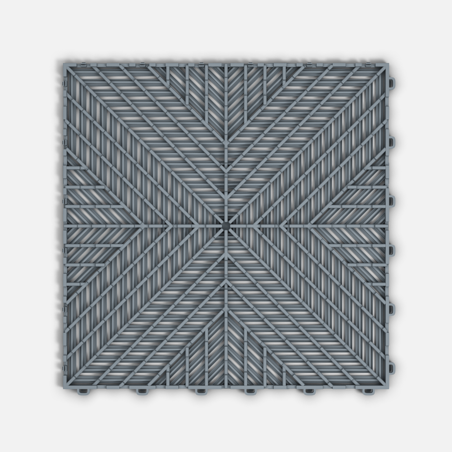Silver Grey ULTRACORE Garage Floor Tile (16-Pack)
