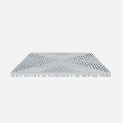 Silver Grey ULTRACORE Garage Floor Tile (16-Pack)