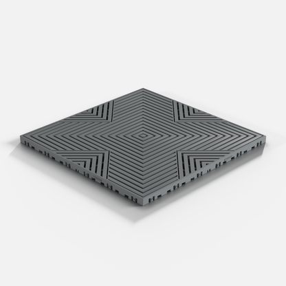 Space Grey ULTRACORE Garage Floor Tile (16-Pack)
