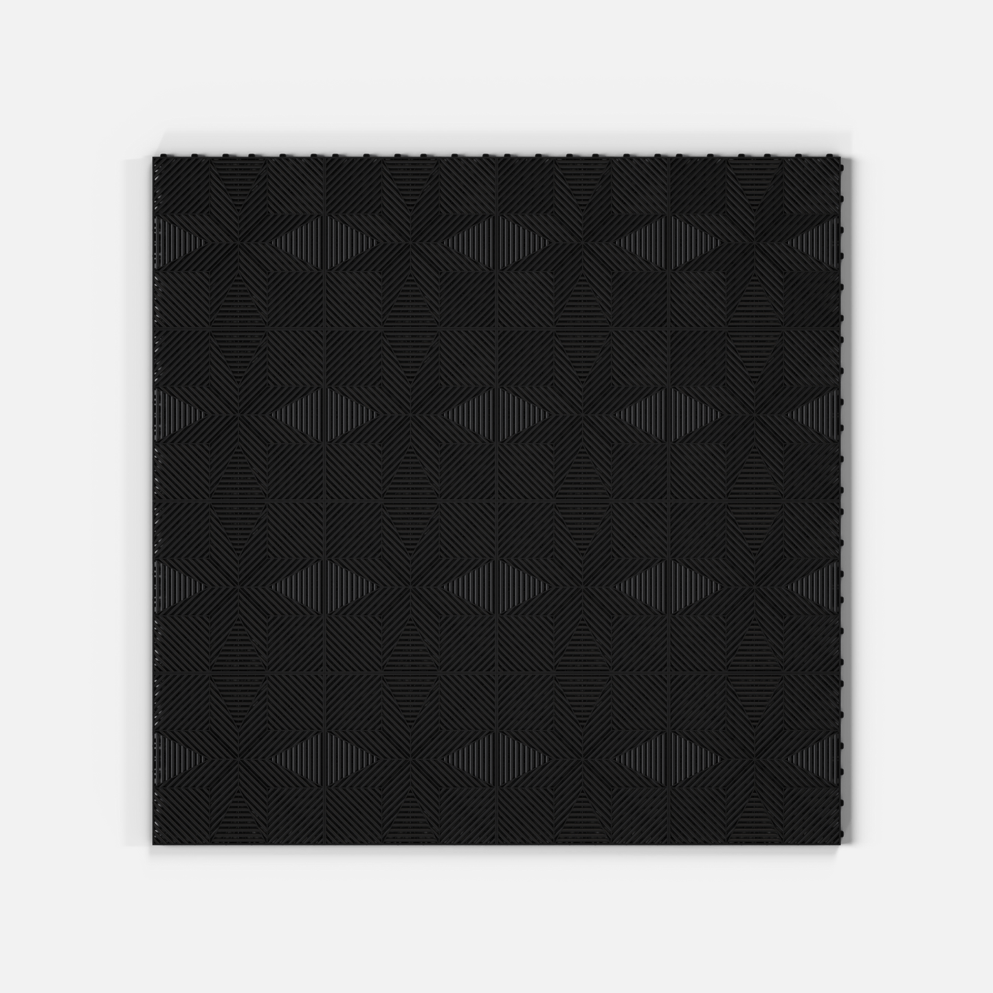 Jet Black ULTRAFLUX Garage Floor Tile (16-Pack)
