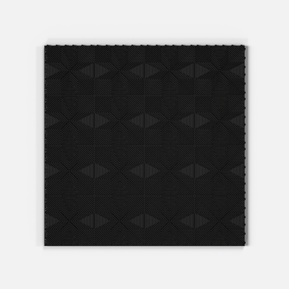 Jet Black ULTRAFLUX Garage Floor Tile (16-Pack)