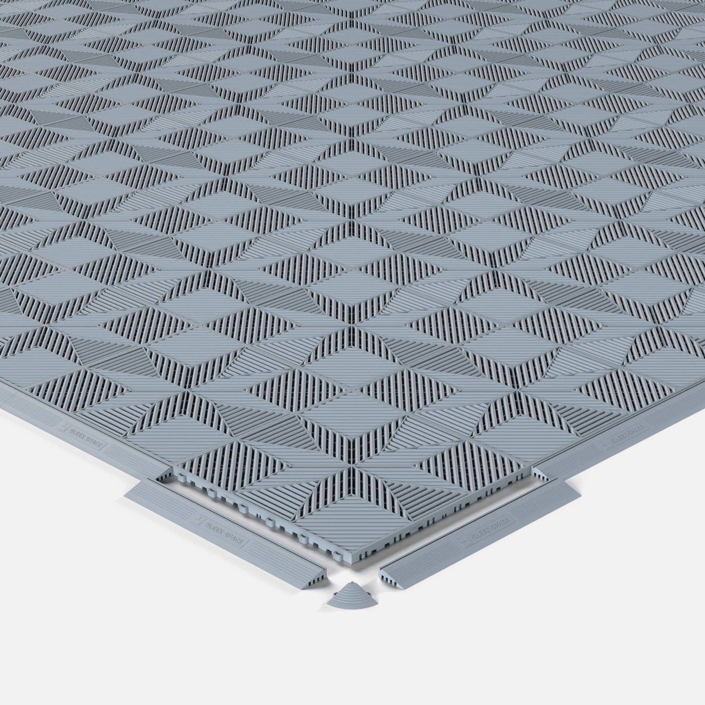Silver Grey ULTRAFLUX Garage Floor Tile (16-Pack)