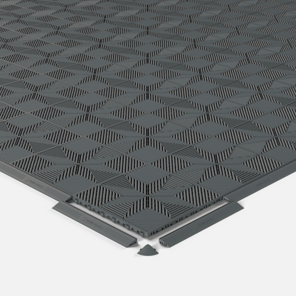 Space Grey ULTRAFLUX Garage Floor Tile (16-Pack)