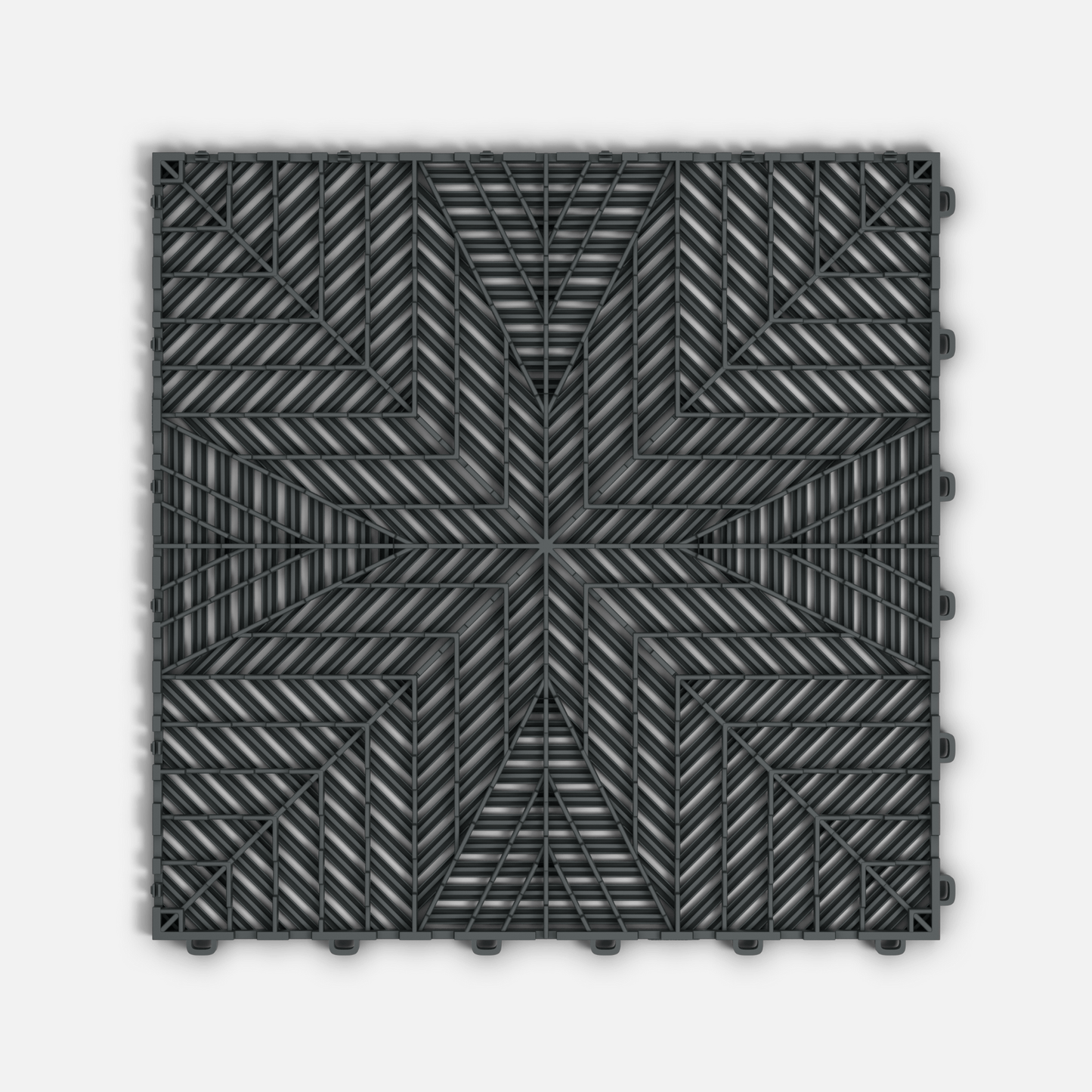Space Grey ULTRAFLUX Garage Floor Tile (16-Pack)