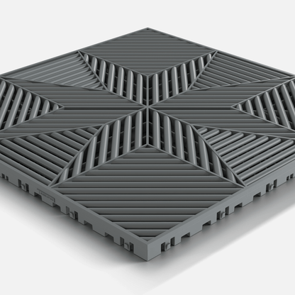 Space Grey ULTRAFLUX Garage Floor Tile (16-Pack)