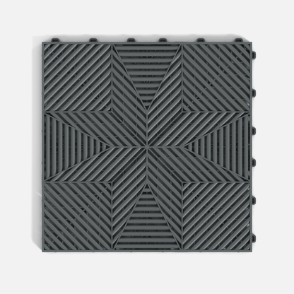 Space Grey ULTRAFLUX Garage Floor Tile (16-Pack)