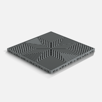 Space Grey ULTRAFLUX Garage Floor Tile (16-Pack)